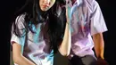 Pemeran Cinta dalam film Rangga dan Cinta, Leya Princy. (Liputan6.com/Helmi Fithriansyah)