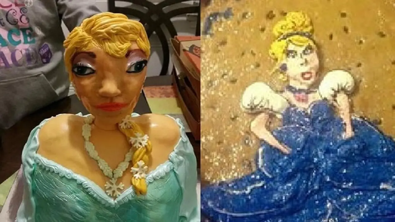 6 Kue Ulang Tahun Bentuk Cinderella Ini Meresahkan, Bikin Kecewa