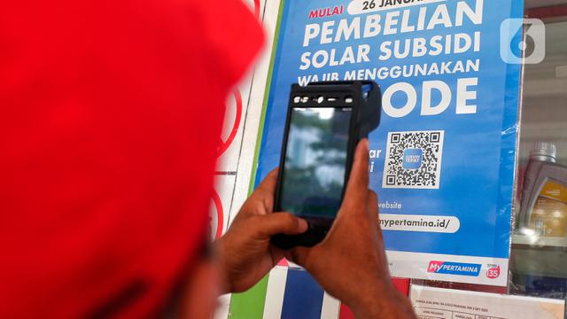 Pembelian Solar Bersubsidi di Jakarta Bakal Gunakan QR Code Mypertamina