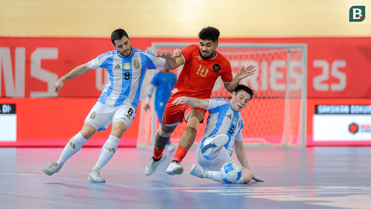 Timnas Futsal Indonesia Vs Timnas Futsal Argentina.