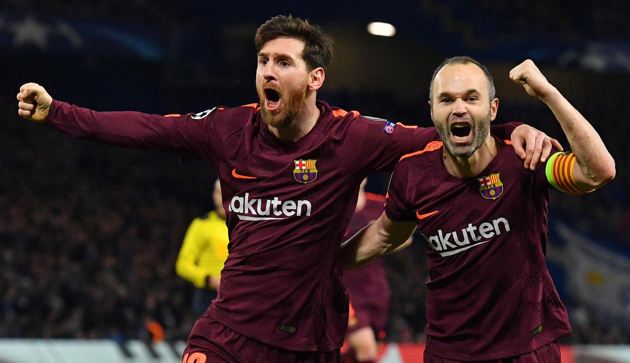 Andres Iniesta merupakan salah satu gelandang terbaik yang pernah dilahirkan Barcelona. Ia meninggalkan Blaugrana pada tahun 2018. Iniesta menghabiskan lima tahun di Jepang bersama Vissel Kobe setelah meninggalkan Barcelona. Ia baru saja bermain di klub UEA Emirates FC pada musim lalu dan sekarang sedang mencari klub baru. (Ben STANSALL / AFP)