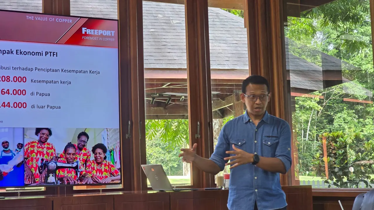 Group Leader Project Management Office PT Freeport Indonesia, Andriyana Saputro. Foto: Nurmayanti/Liputan6.com