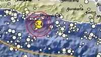 Titik gempa di Cilacap