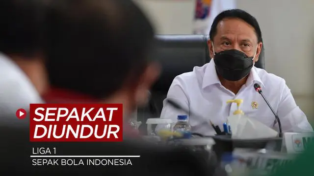 VIDEO: Menpora dan PSSI Sepakat Mengundur Kembali Liga 1