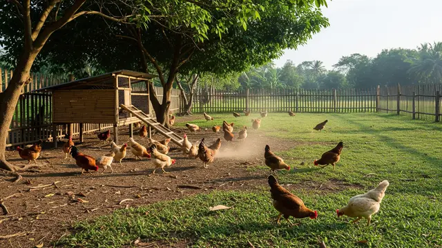 4 Model Umbaran Ayam Kampung ala Peternakan Organik Skala Rumahan, Ini Keunggulannya