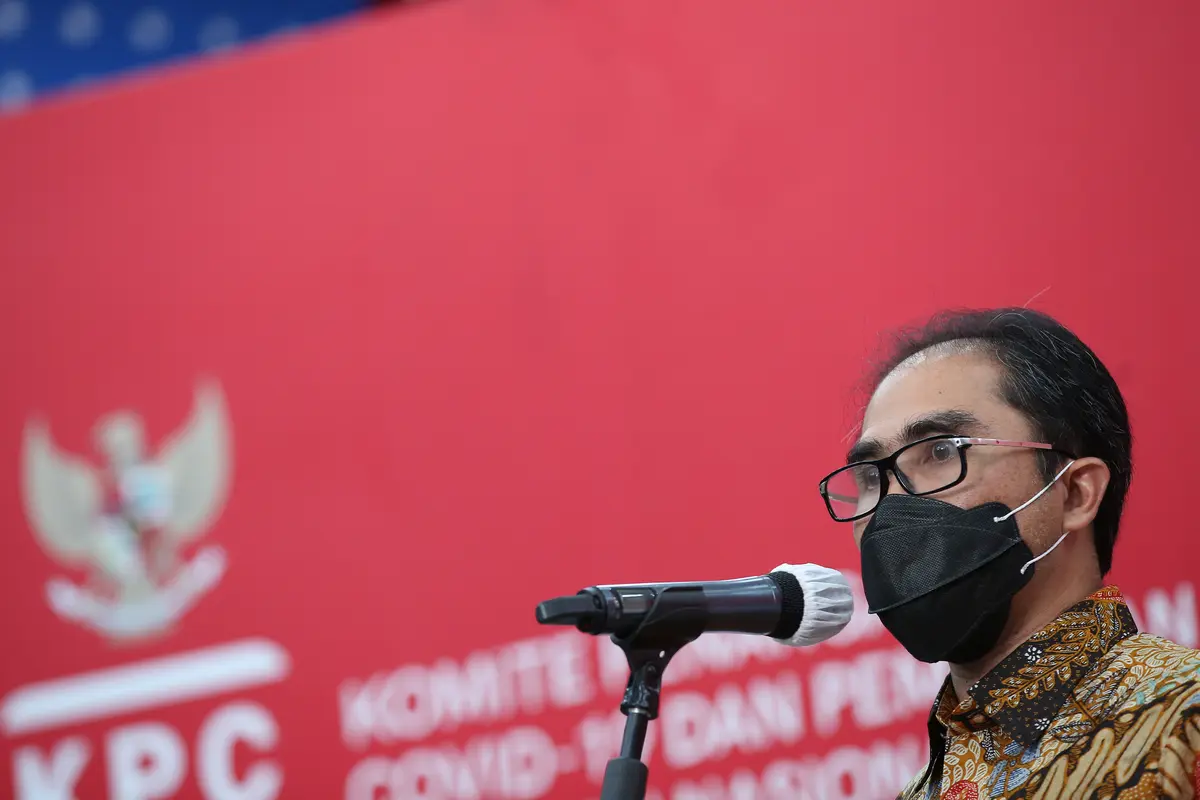 Dirut PT Bio Farma Honesti Basyir mengungkapkan soal pemilihan vaksin COVID-19. (Foto: Kominfo)
