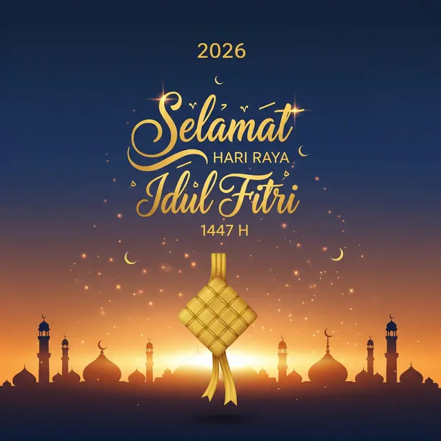 Ucapan Hari Raya Idul Fitri Singkat