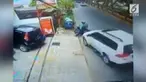 Rekaman ojek online ditabrak mobil Pajero Sport viral di media sosial.