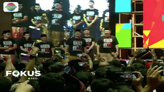 Paslon Jokowi-Ma’ruf Amin mendapatkan dukungan dari ratusan alumni SMA Pangudi Luhur.