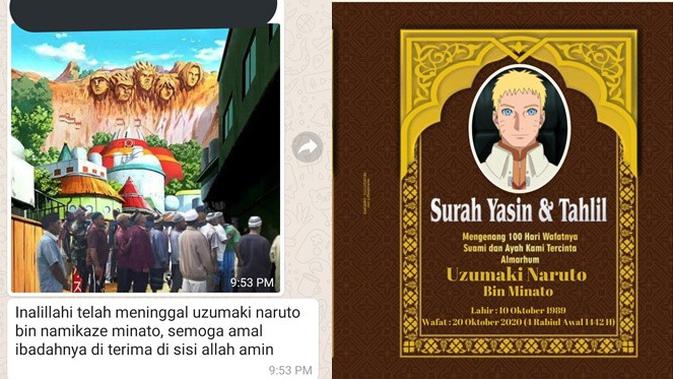 Heboh Kabar Naruto Mati 7 Reaksi Kocak Netizen Ini Bikin Geleng Kepala Hot Liputan6 Com