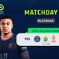 Link Live Streaming Liga Prancis 2021/2022 Matchday 22 di Vidio, PSG Vs Reims. (Sumber : dok. vidio.com)