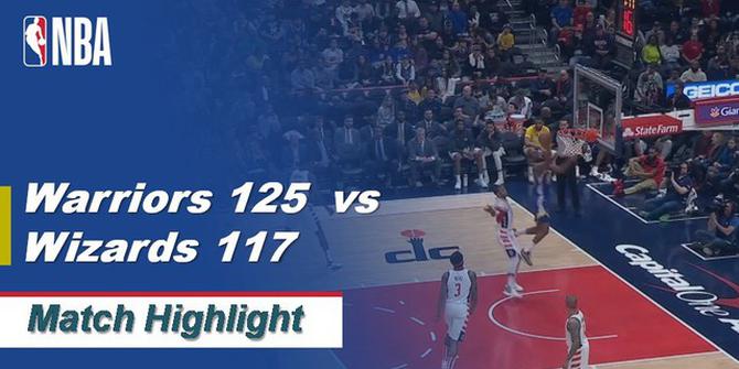 VIDEO: Highlights NBA 2019-2020, Golden State Warriors Vs Washington Wizards 125-117