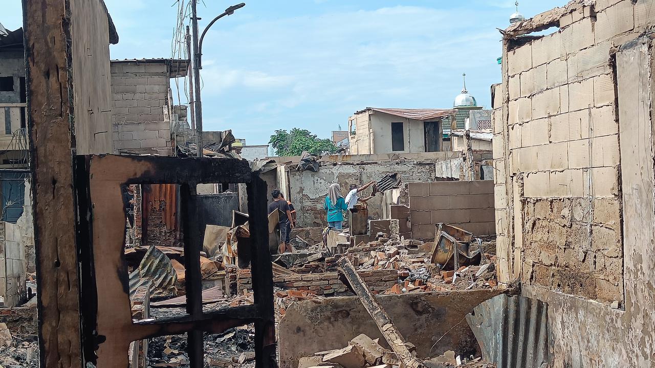 Ratapan Korban Kebakaran di Kemayoran, Rumah jadi Abu Hanya Pakaian di Badan yang Selamat