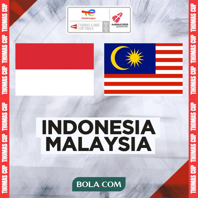 Piala thomas malaysia vs indonesia