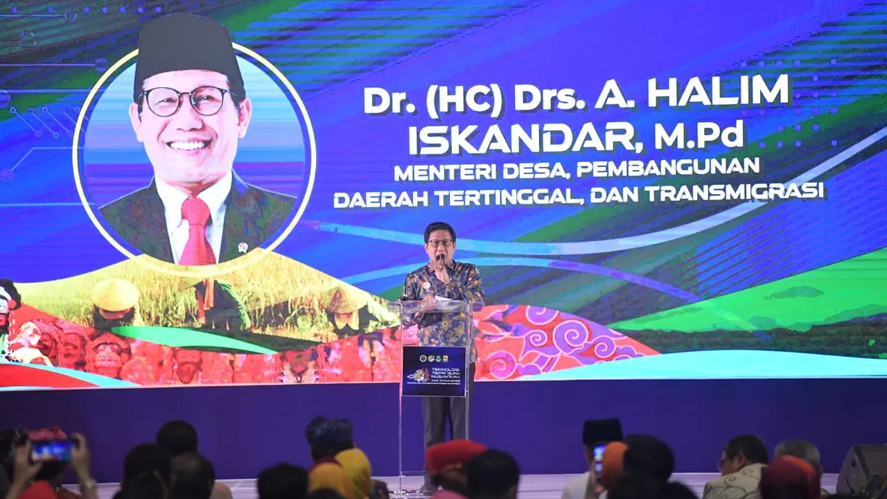 Menteri Desa, Pembangunan Daerah Tertinggal dan Transmigrasi (Mendes PDTT), Abdul Halim Iskandar, menyatakan teknologi tepat guna menjadi variabel penting bagi peningkatan produktivitas warga desa (Istimewa)