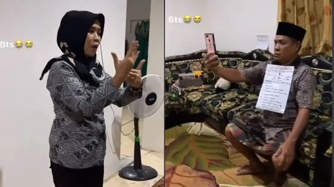 Behind The Scene Guru Mengajar Online Dibantu Suami Ini Kreatif Sekaligus Kocak