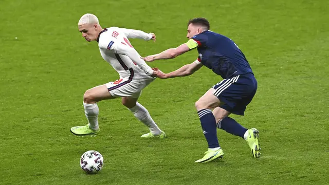 Foto Piala Eropa: Timnas Inggris Ditahan Imbang Skotlandia di Euro 2020
