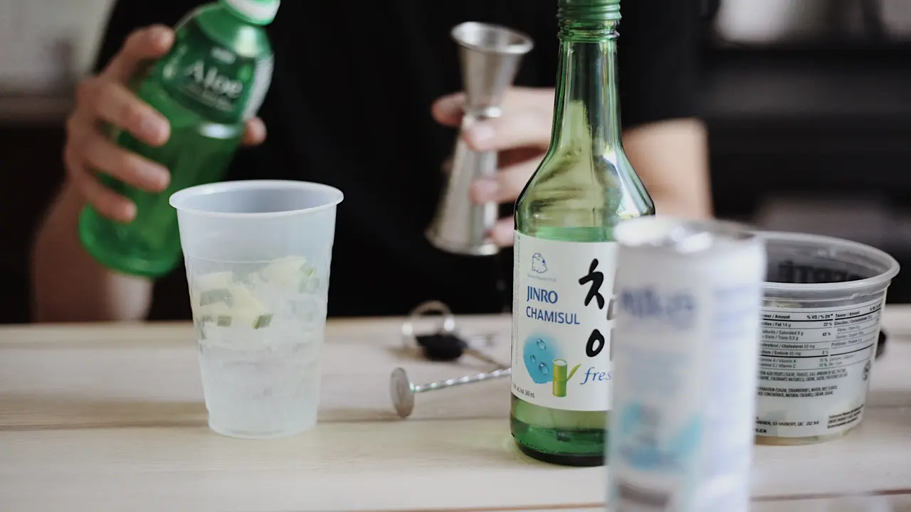 ilustrasi soju
