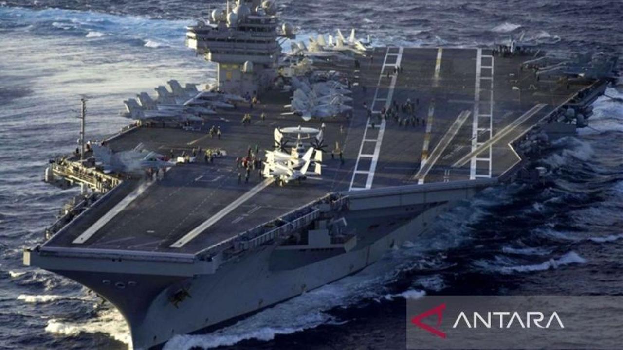 Pengerahan Kapal Induk AS USS Gerald R. Ford ke Timur Tengah di Tengah Ketegangan Regional