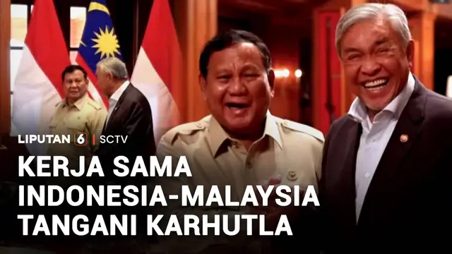 Prabowo Terima Wakil PM Malaysia, Bahas Penanganan Karhutla
