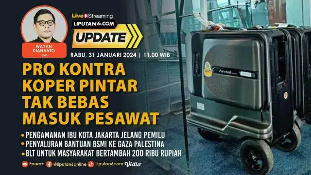 Seiring dengan pro kontra di media sosial mengenai larangan smart luggage (koper pintar) yang dilengkapi baterai lithium untuk masuk kabin pesawat, Kementerian Perhubungan (Kemenhub) akhirnya mengeluarkan aturan mengenai perangkat tersebut. Ketentuan...