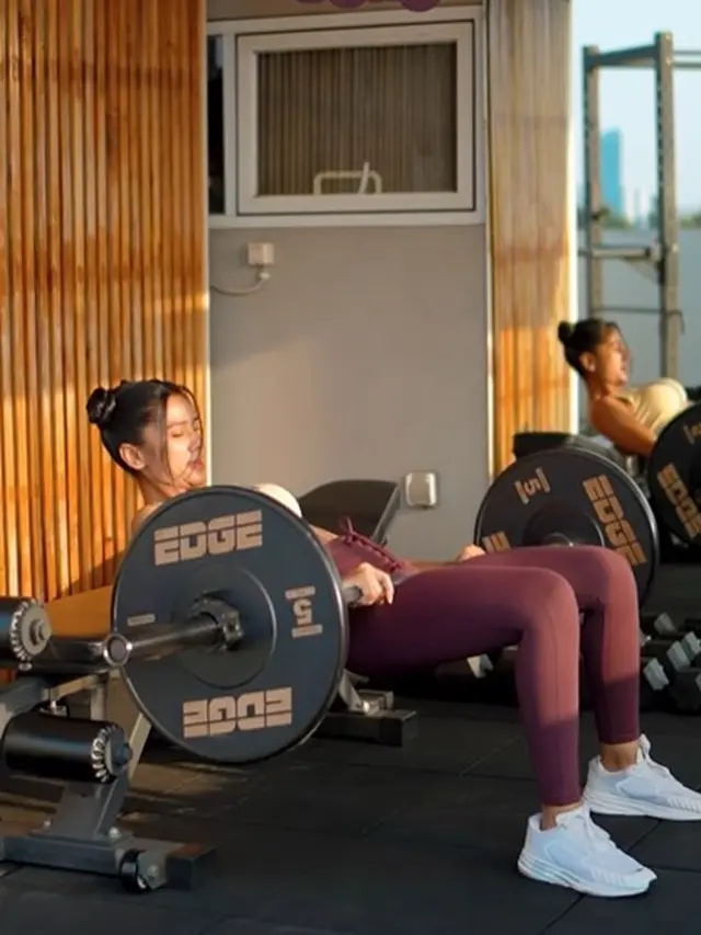 Fanny Ghassani berolahraga (Instagram/fannyghassani)