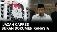 Komisi Pemilihan Umum membatalkan keputusan soal merahasiakan dokumen pribadi capres dan cawapres termasuk ijazah pasangan calon untuk pemilu 2029. KPU menyatakan keputusan yang dibuat sebelumnya tidak untuk melindungi siapapun.