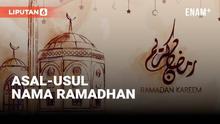 Nama bulan suci Ramadhan ternyata memiliki sejarah tersendiri dalam Islam. Bagaimana asal usulnya? simak penjelasannya dalam video berikut ini.