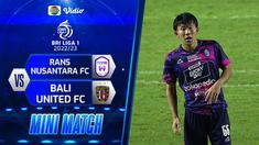 Berita video highlights pertandingan BRI Liga 1 2022/2023, antara RANS Nusantara FC melawan Bali United, Rabu (25/1/23). Pertandingan berakhir dengan hasil imban 4-4.