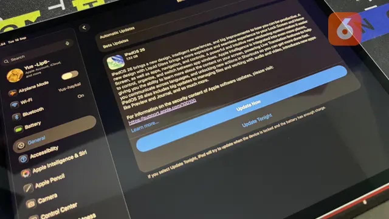 Selain iOS26 Apple Rilis iPadOS26, Ini Daftar iPad yang Kebagian