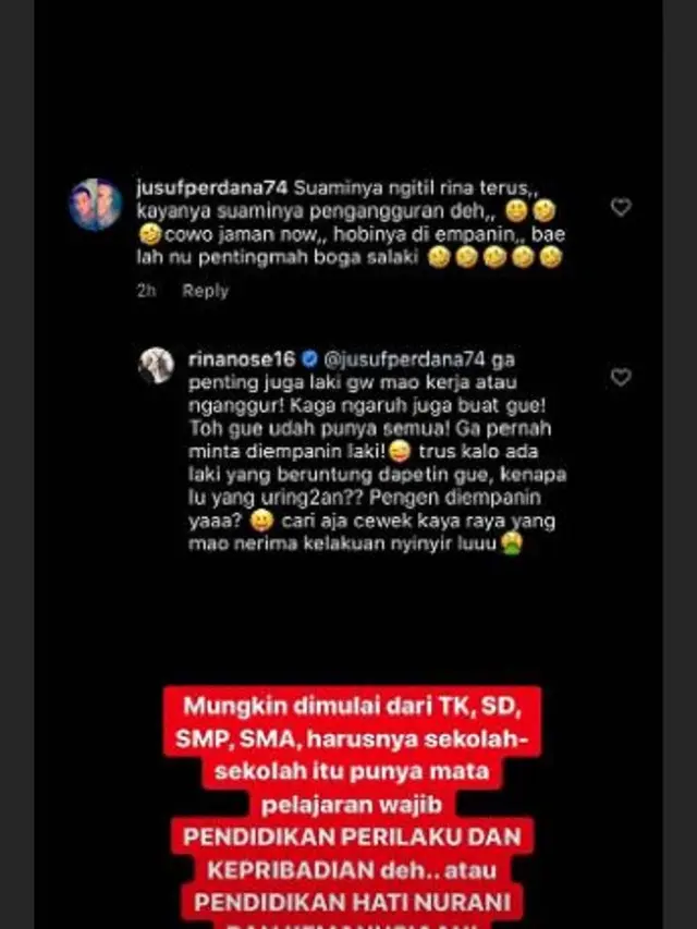 Rina Nose (Foto: Instagram/@rinanose16)