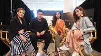 Ryan Ogilvy bersama tiga beauty blogger Indonesia di New York Fashion Week 2018 (Foto: Dok. Zeno) 