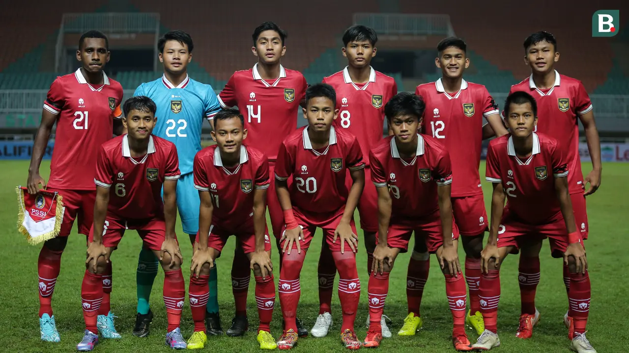 Starting line-up Timnas Indonesia U-17 Vs Guam U-17