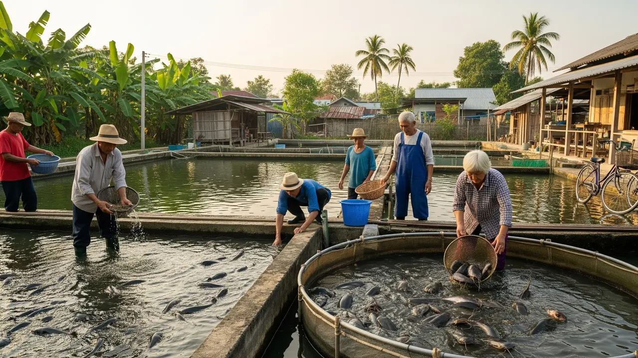 Cara Ternak Lele Panen 2 Bulan untuk Pensiunan di Desa/Gemini AI