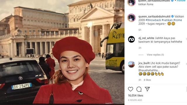 Pamer Foto Saat Masih Cantik dan Muda, Sarita Abdul Mukti ...