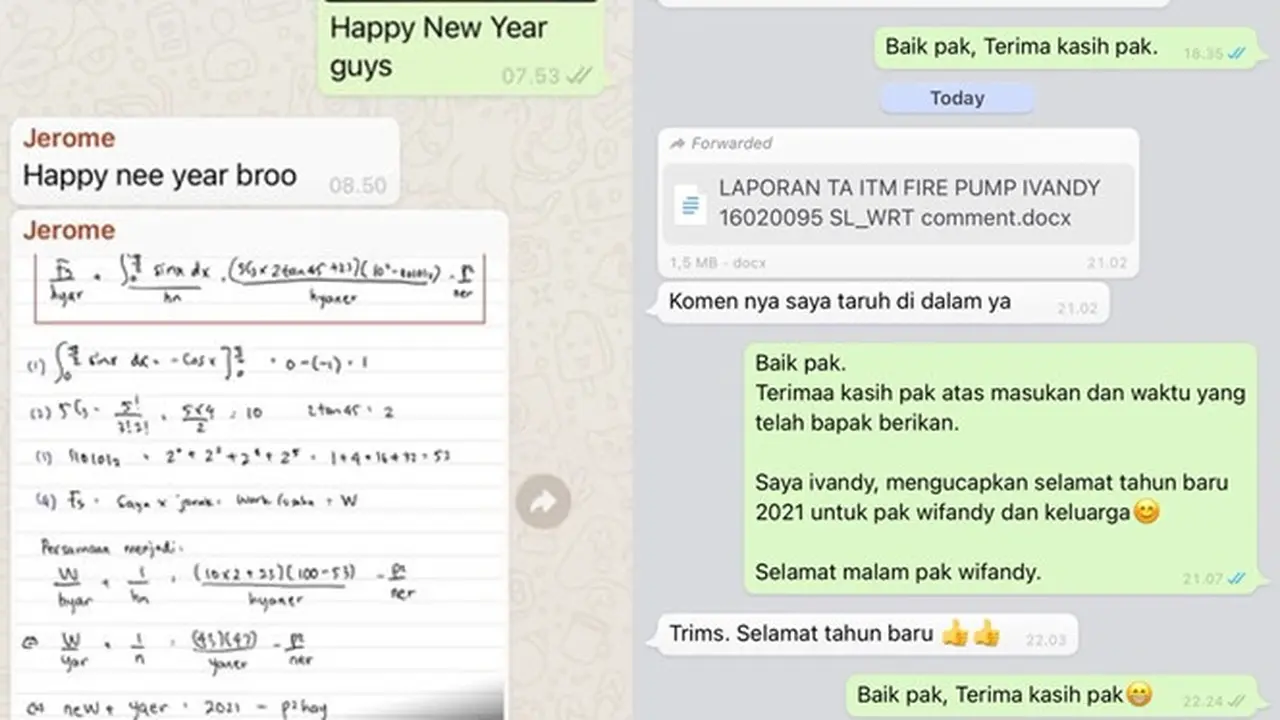 6 Chat Selamat Tahun Baru Ini Kocak, Bikin Ngakak