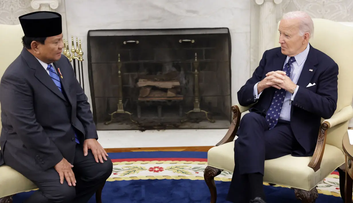 Sementara, Presiden Amerika Serikat Joe Biden menekankan pentingnya peringatan 75 tahun hubungan diplomatik antara Amerika Serikat dan Indonesia. (Alex Wong/Getty Images North America/Getty Images via AFP)