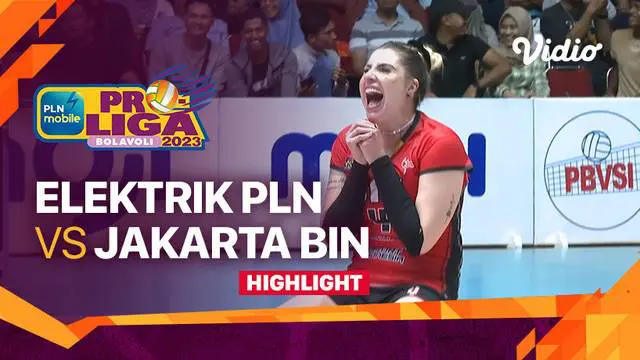 Berita video highlights pertandingan antara tim putri Jakarta Elektrik PLN vs Jakarta BIN dalam lanjutan PLN Mobile Proliga 2023 pekan pertama putaran kedua, Kamis (2/2/2023) siang hari WIB.