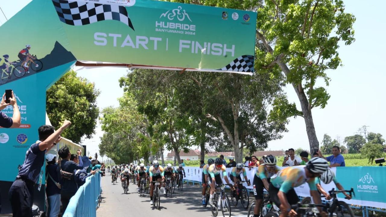 Ratusan Pembalap Sepeda Ramaikan Hubride 2024 di Banyuwangi