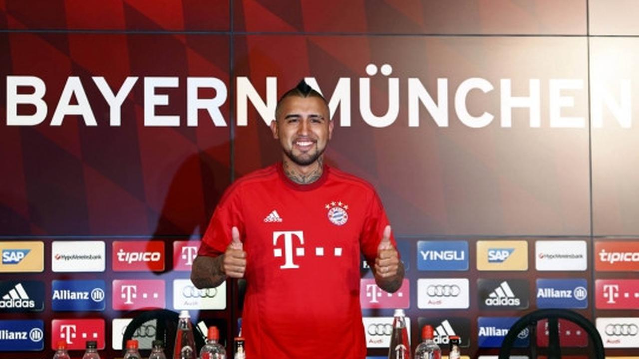 Semringah Arturo Vidal resmi berkostum Bayern Munich