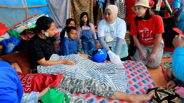 Aksi PRUVolunteers Bantu Korban Gempa Cianjur