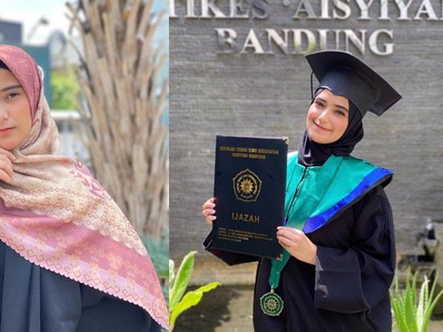 6 Momen Wisuda Nadya Mustika Rahayu Dapat Ucapan Dari Rizki Da Hot Liputan6 Com