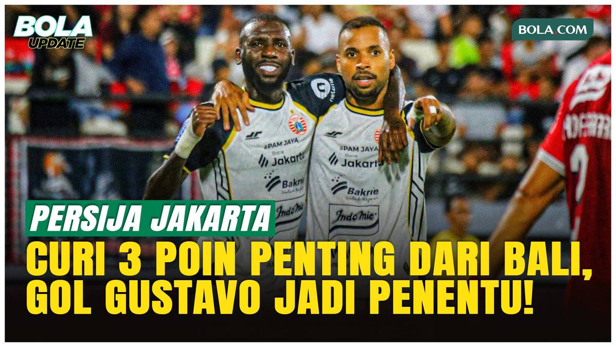 Empat Striker Turun Langsung, Persija Sukses Curi Tiga Poin dari Bali United