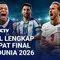 Jadwal Lengkap dan Bagan Terbaru Perempat Final Piala Dunia 2026, Messi vs Mbappe di Final?