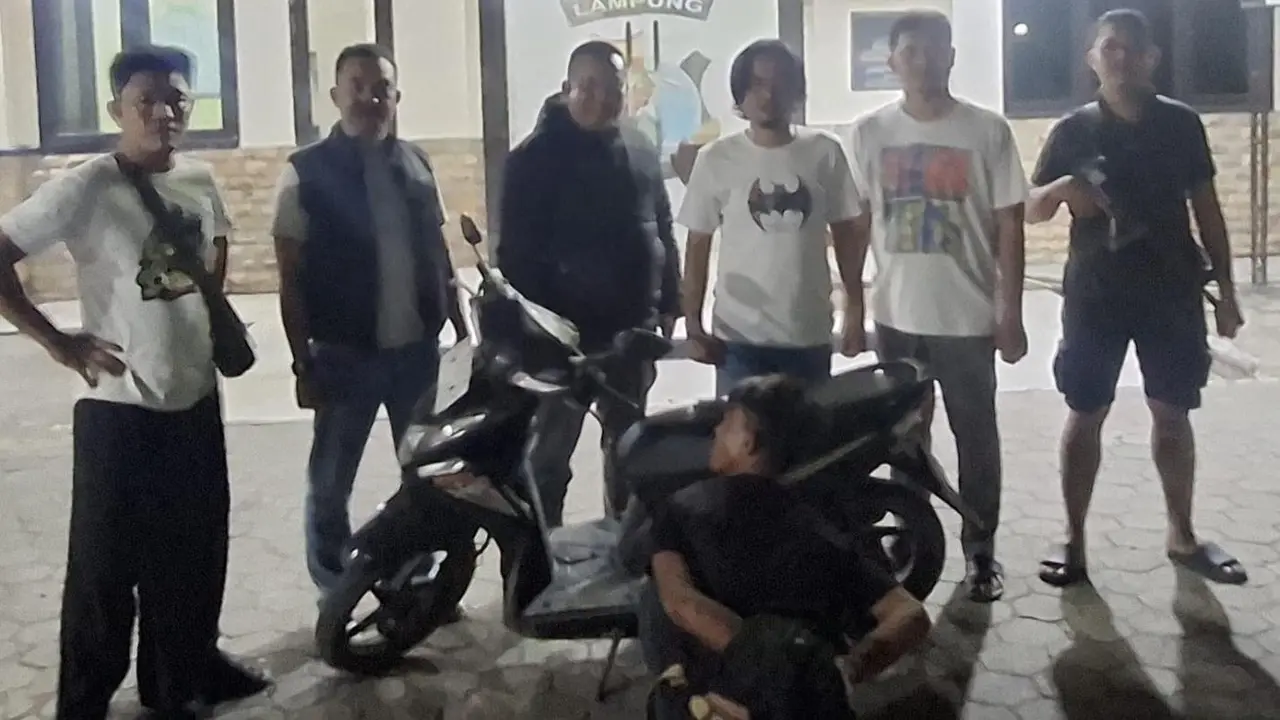 Maling motor kecelakaan saat bawa kabur motor curian
