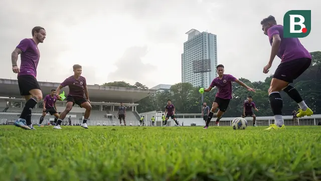 Foto: Aksi Para Penggawa Timnas Indonesia U-23 Saat Latihan Persiapan SEA Games 2021