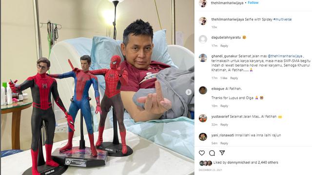 Hilman Hariwijaya Penulis Novel Lupus Meninggal Dunia di Usia 57 Tahun