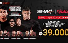 Nonton Live Streaming One Pride 89 MMA: Ini Daftar Fight Card Eksklusif di Vidio!