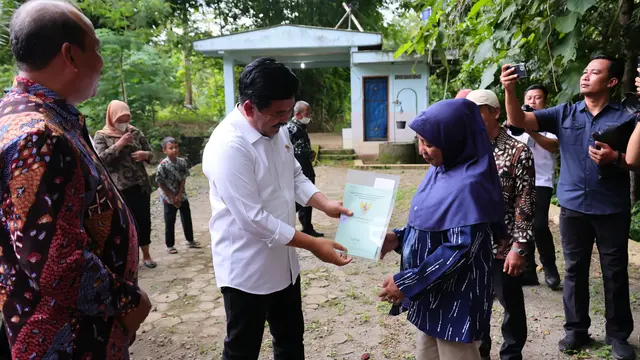 Menteri ATR/BPN Puji Kerelaan Hati Masyarakat Lepaskan Tanah untuk Pembangunan Fasum