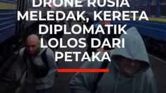 Drone Rusia menghantam kereta di Stasiun Yahodyn, dekat perbatasan Ukraina-Polandia, beberapa menit setelah kereta yang membawa Boris Johnson dan Carl Bildt meninggalkan lokasi. Para penumpang dievakuasi dan tidak ada korban dilaporkan.